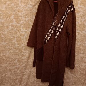 Star Wars Chewbacca Hooded Bathrobe Robe Factory Comfy Cozy Adults One Size